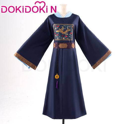 【In Stock】【Size S-2XL】DokiDoki-N Anime The Apothecary Diaries Cosplay Jinshi Costume Blue Court Dress