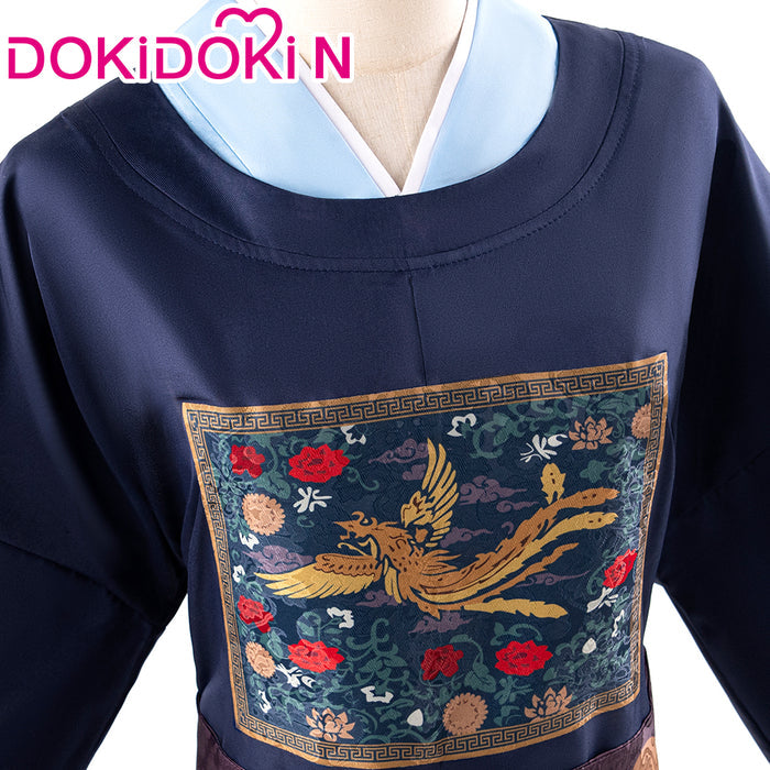 【In Stock】【Size S-2XL】DokiDoki-N Anime The Apothecary Diaries Cosplay Jinshi Costume Blue Court Dress