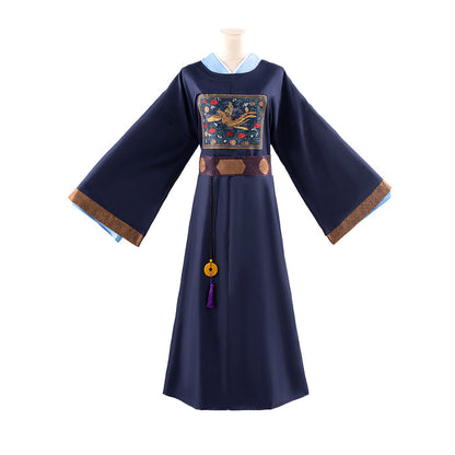 【In Stock】【Size S-2XL】DokiDoki-N Anime The Apothecary Diaries Cosplay Jinshi Costume Blue Court Dress