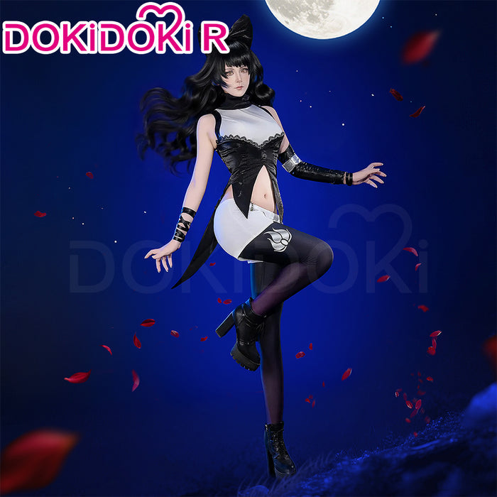 【In Stock】【Size S-2XL】DokiDoki-R Anime Cosplay Cosplay Black Costume / Wig Female