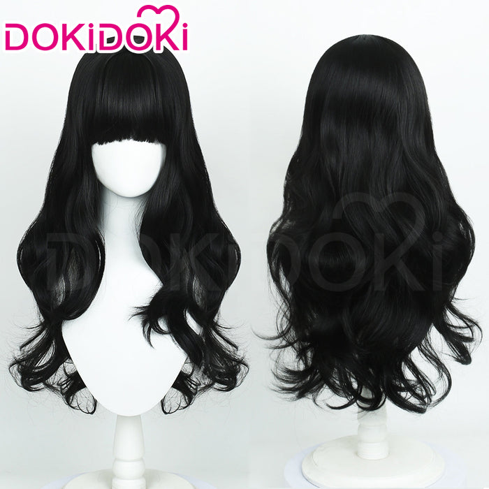 【In Stock】【Size S-2XL】DokiDoki-R Anime Cosplay Cosplay Black Costume / Wig Female