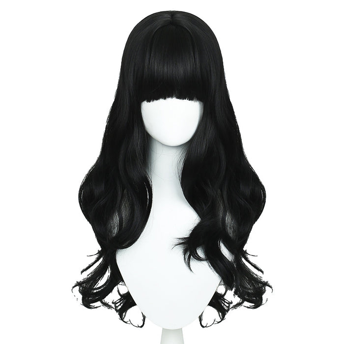 【In Stock】【Size S-2XL】DokiDoki-R Anime Cosplay Cosplay Black Costume / Wig Female