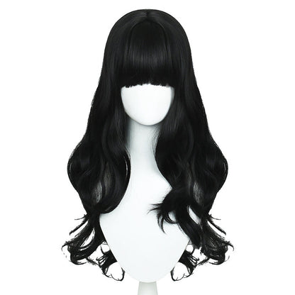【In Stock】【Size S-2XL】DokiDoki-R Anime Cosplay Cosplay Black Costume / Wig Female