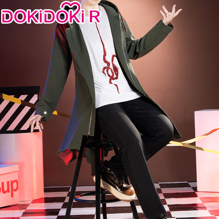 【IN STOCK】【Size S-2XL】DokiDoki-R Game Cosplay Green Coat Costume Halloween