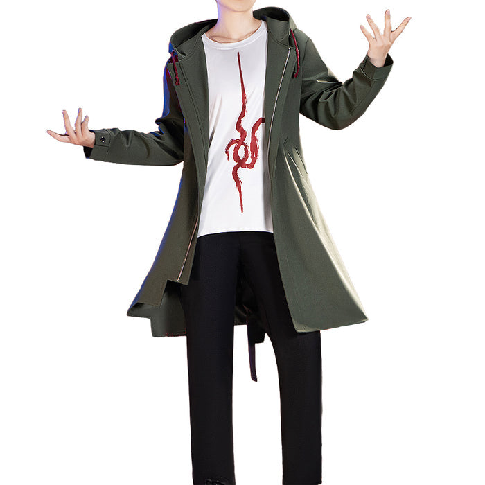 【IN STOCK】【Size S-2XL】DokiDoki-R Game Cosplay Green Coat Costume Halloween
