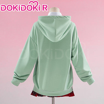 【In Stock】【Size S-3XL】Dokidoki-R Anime DDD Cosplay Costume Green Hoodie