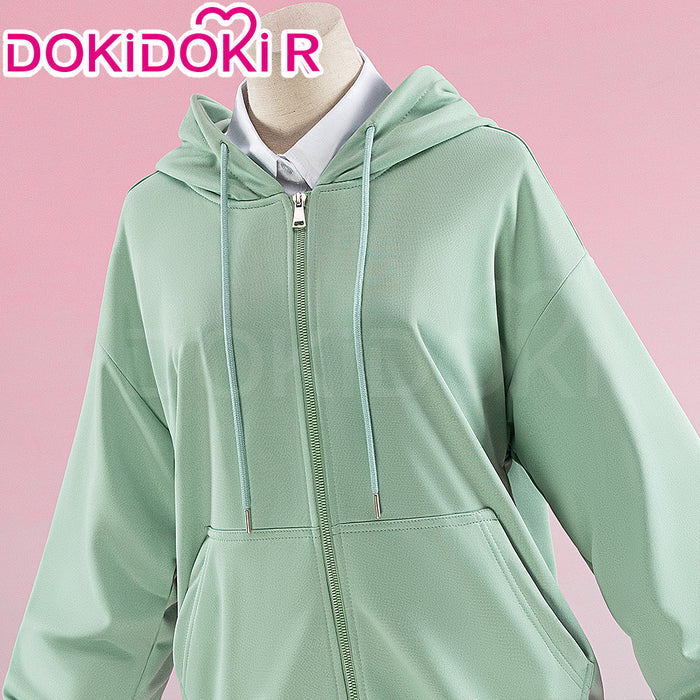 【In Stock】【Size S-3XL】Dokidoki-R Anime DDD Cosplay Costume Green Hoodie
