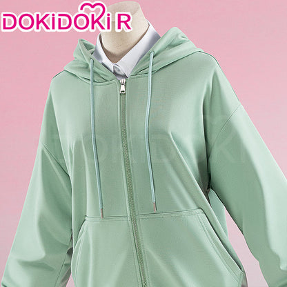 【In Stock】【Size S-3XL】Dokidoki-R Anime DDD Cosplay Costume Green Hoodie