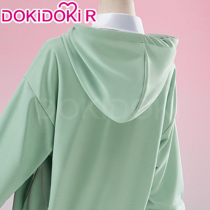 【In Stock】【Size S-3XL】Dokidoki-R Anime DDD Cosplay Costume Green Hoodie
