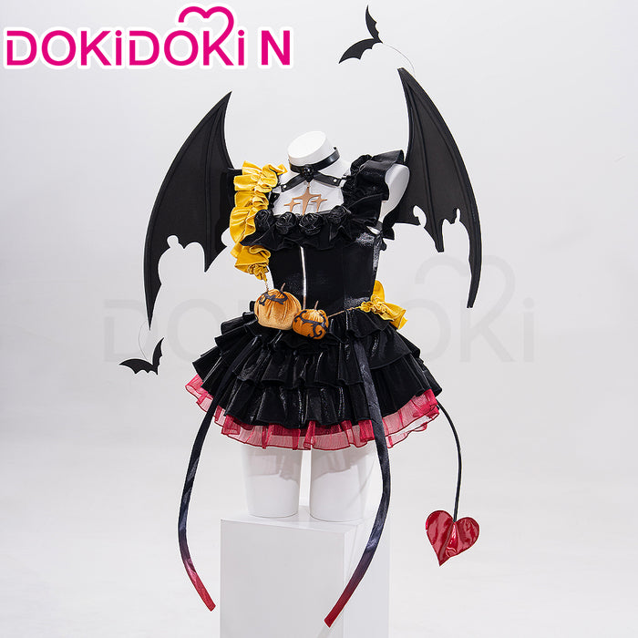 【In Stock】【Size XS-3XL】DokiDoki-N Cosplay Black Devil Dress  Costume Halloween