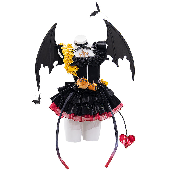 【In Stock】【Size XS-3XL】DokiDoki-N Cosplay Black Devil Dress  Costume Halloween