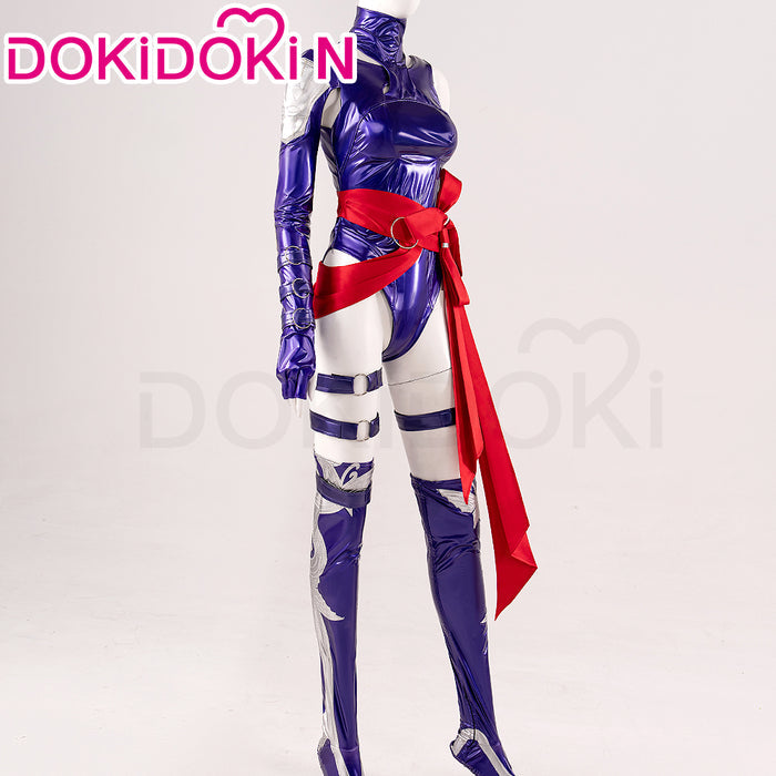 【In Stock】【Size XS-3XL】Dokidoki-N Game Cosplay Costume Women  Purple Costume