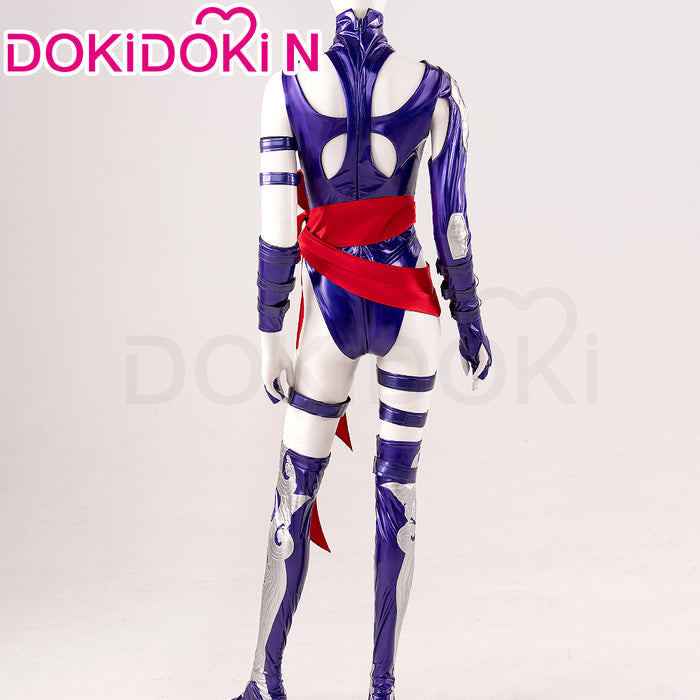 【In Stock】【Size XS-3XL】Dokidoki-N Game Cosplay Costume Women  Purple Costume