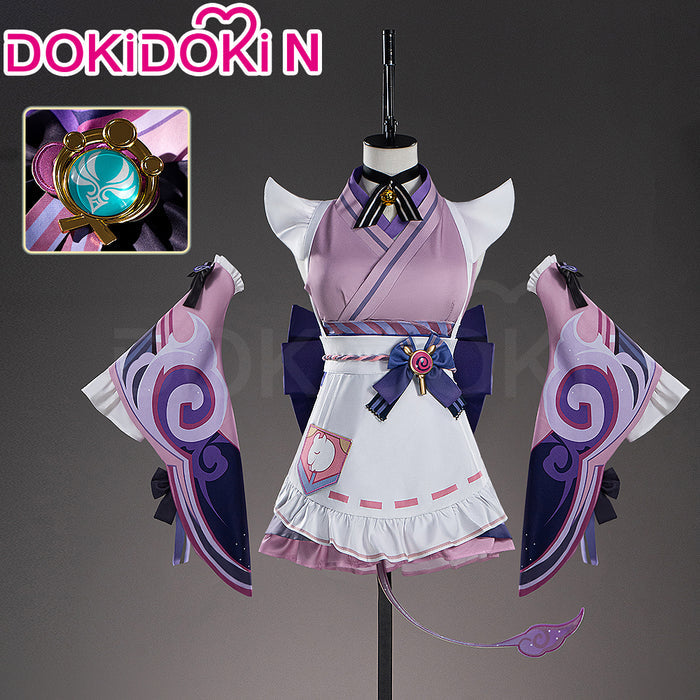 【IN STOCK】【Size XS-3XL】DokiDoki-N Game Genshin Impact Cosplay Yumemizuki Mizuki Costume Inazuma