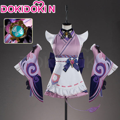 【IN STOCK】【Size XS-3XL】DokiDoki-N Game Genshin Impact Cosplay Yumemizuki Mizuki Costume Inazuma