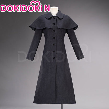 【In Stock】【Size XS-3XL】DokiDoki-N TV Cosplay Black Woolen Coat Costume Halloween Outfit