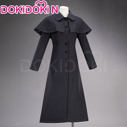 【In Stock】【Size XS-3XL】DokiDoki-N TV Cosplay Black Woolen Coat Costume Halloween Outfit