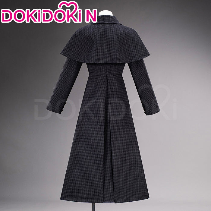 【In Stock】【Size XS-3XL】DokiDoki-N TV Cosplay Black Woolen Coat Costume Halloween Outfit