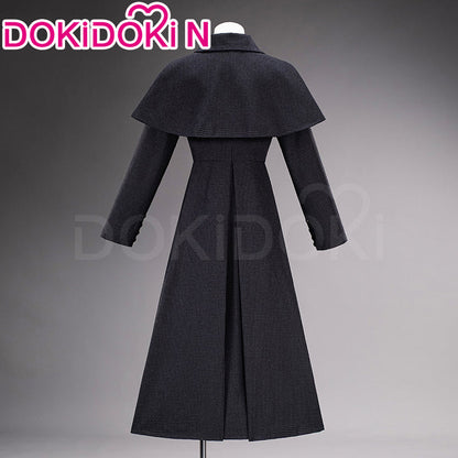 【In Stock】【Size XS-3XL】DokiDoki-N TV Cosplay Black Woolen Coat Costume Halloween Outfit
