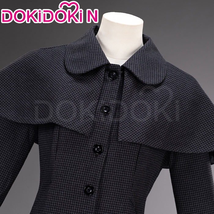 【In Stock】【Size XS-3XL】DokiDoki-N TV Cosplay Black Woolen Coat Costume Halloween Outfit