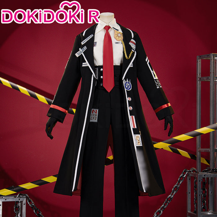 【In Stock】【Size XS-3XL】DokiDoki-R Game Cosplay Costume Black Suit