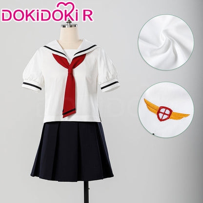 【In Stock】【Size XS-XL】DokiDoki-R Anime CardCaptor Sakura Cosplay Primary Summer School Uniform