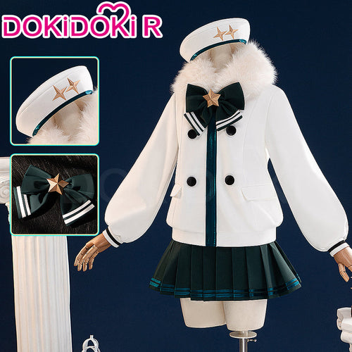 【In Stock】【Size XS-XL】DokiDoki-R Cosplay White Costume New Winter Wear