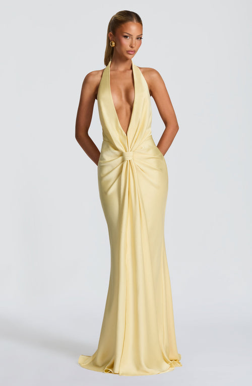 Linette Gown - Lemon