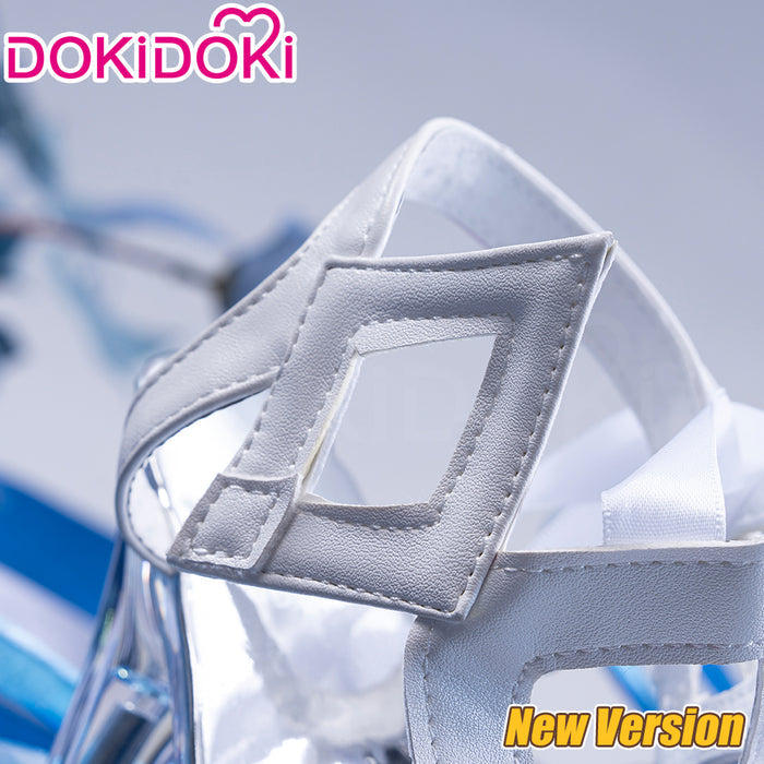 【New Version】DokiDoki Game Genshin Impact Cosplay Columbina Shoes Moon Maiden Song of the Welkin Moon