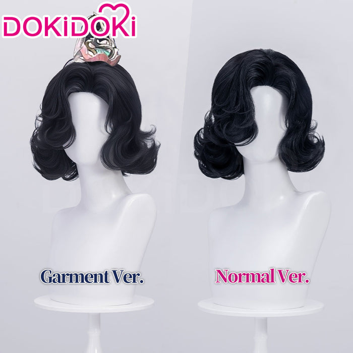 【Normal Ver Ready For Ship】DokiDoki Game Reverse:1999 Cosplay Tuesday Wig Short Curly Black Hair Story of the Jade Vase