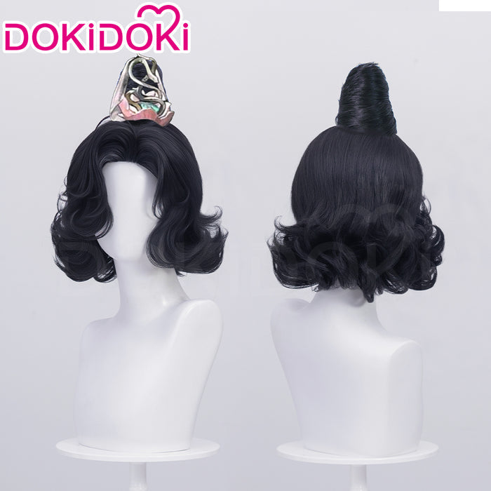 【Normal Ver Ready For Ship】DokiDoki Game Reverse:1999 Cosplay Tuesday Wig Short Curly Black Hair Story of the Jade Vase