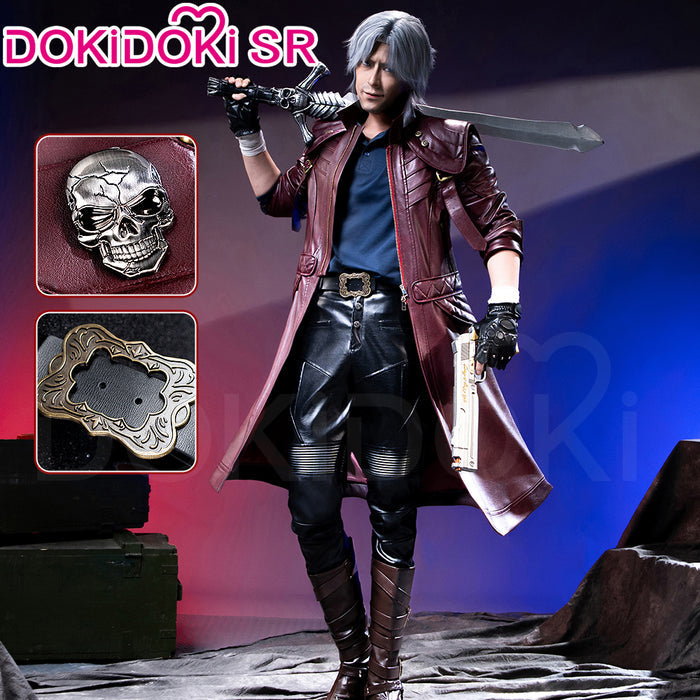 【Partial Ready For Ship】【Size S-3XL】DokiDoki-SR Game Cosplay Daante Costume Red dmc5 Halloween