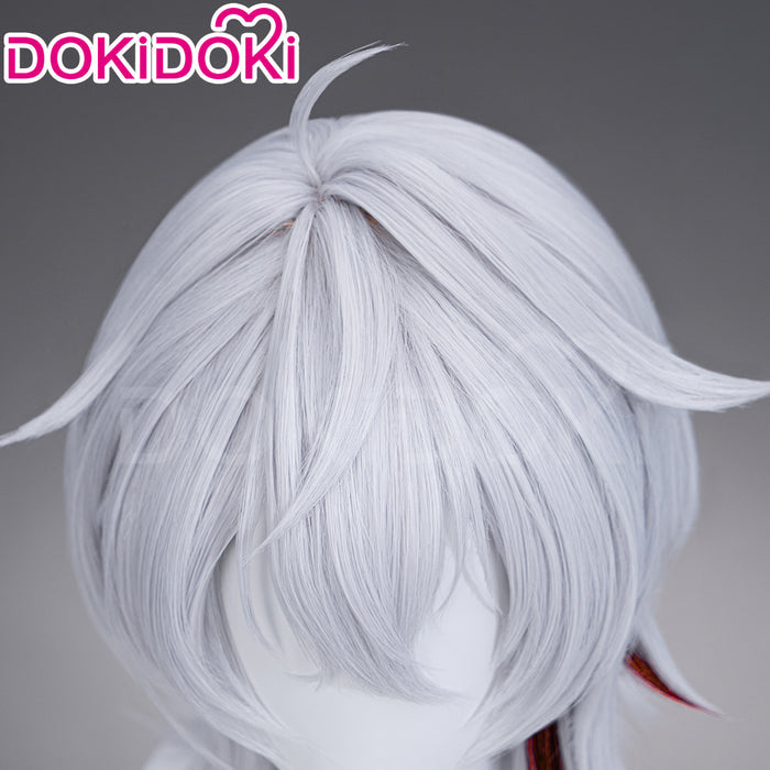 【Partially Ready For Ship】DokiDoki Game Wuthering Waves Cosplay Zani Cosplay Wig / Horns /  Earrings Ear Clips Ear Accessories Long Curly Silver Hair