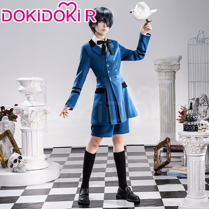 【Partially Ready For Ship】Dokidoki-R Anime Cosplay Ciiel Phaantomhiive Costume Casual Wear