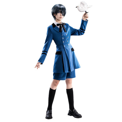 【Partially Ready For Ship】Dokidoki-R Anime Cosplay Ciiel Phaantomhiive Costume Casual Wear