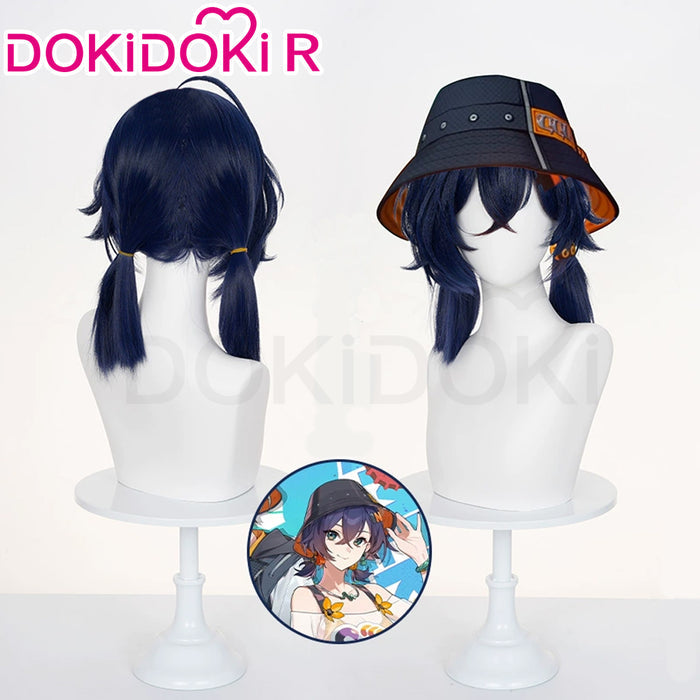 【Partially Ready For Ship】DokiDoki-R Game Zenless Zone Zero Cosplay Belle Costume / Wig Swim Suit Summer Skies ZZZ Swimsuit