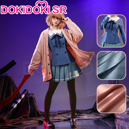 【Partially Ready For Ship】DokiDoki-SR Anime Beyond the Boundary Cosplay Kuriyama Mirai Costume