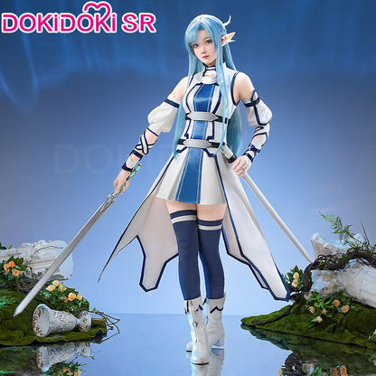 【Partially Ready For Ship】DokiDoki-SR Anime Sword Art Online Cosplay Yuuki Asuna Costume ALO Avatar Undine Healer SAO