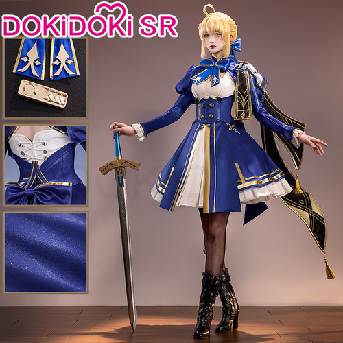 【Partially Ready For Ship】DokiDoki-SR Game Honkai: Star Rail x Fate Stay Night Cosplay Saber Costume