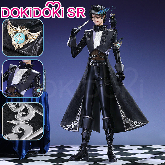 【Partially Ready For Ship】DokiDoki-SR Game Identity V Copslay Seer Eli Clark Costume Noir idv