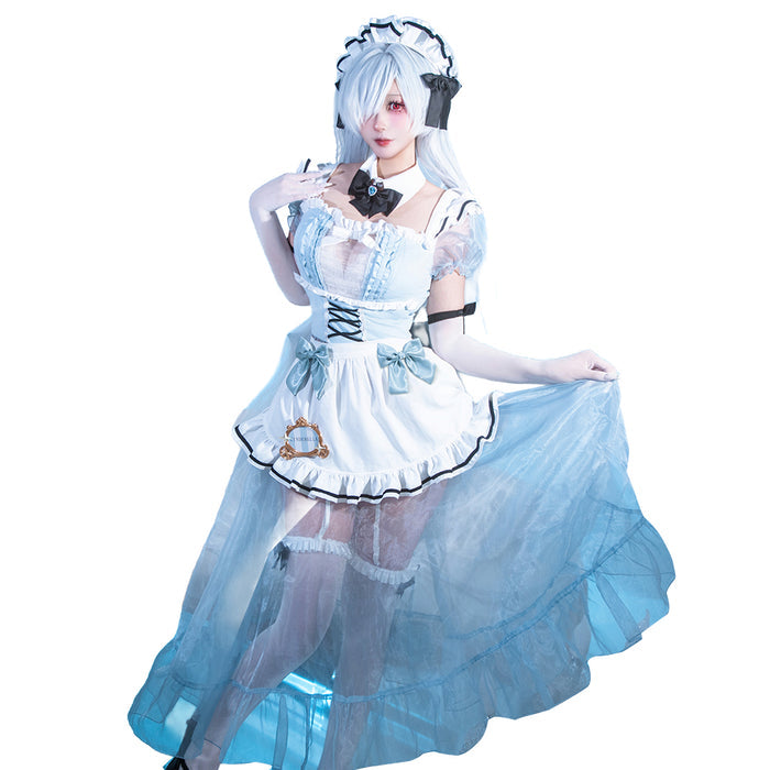 【Partially Ready For Ship】【Size S-2XL】DokiDoki-R Game Cosplay Cosplay Maid Costume