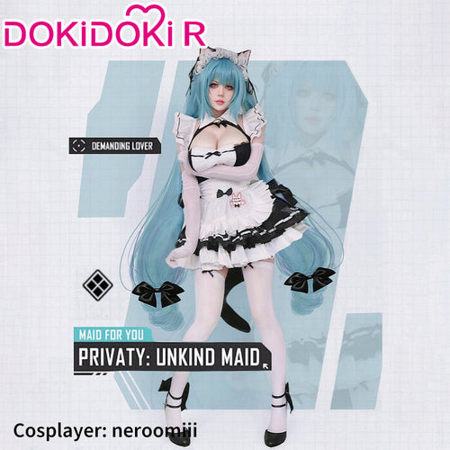 【Partially Ready For Ship】【Size S-2XL】DokiDoki-R Game Cosplay Costume Fighting Maid