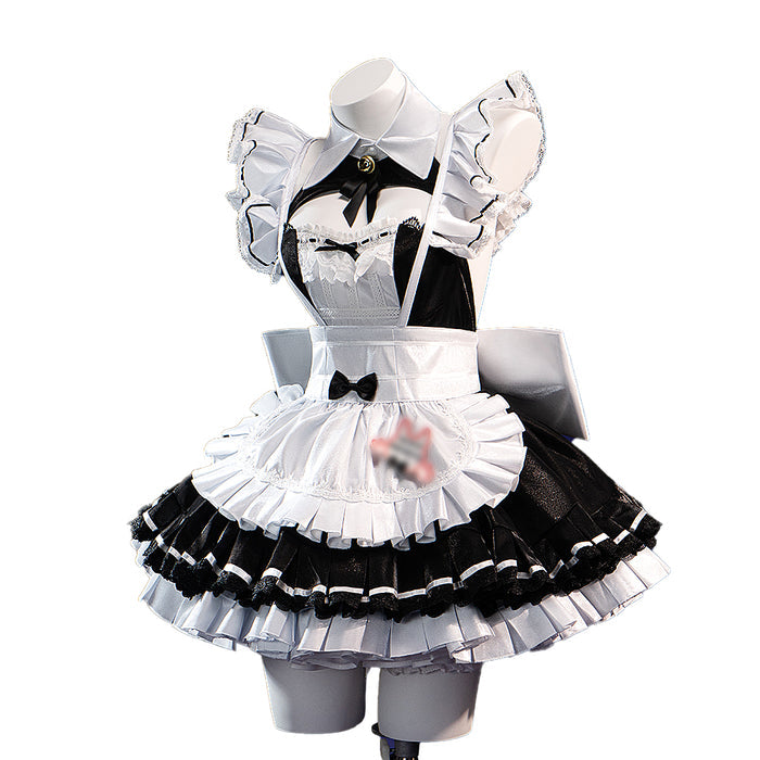 【Partially Ready For Ship】【Size S-2XL】DokiDoki-R Game Cosplay Costume Fighting Maid