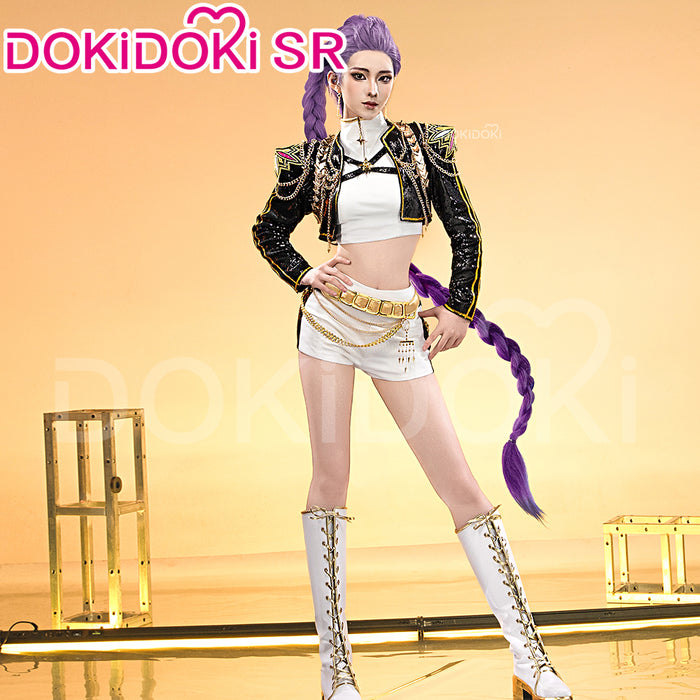 【Partially Ready For Ship】【Size S-3XL】【Last Batch】DokiDoki-SR Movie Anime KPOP KILLER Cosplay Costume 3D Printed / Vacuum Formed Shoulder Armor GOLD SERIES