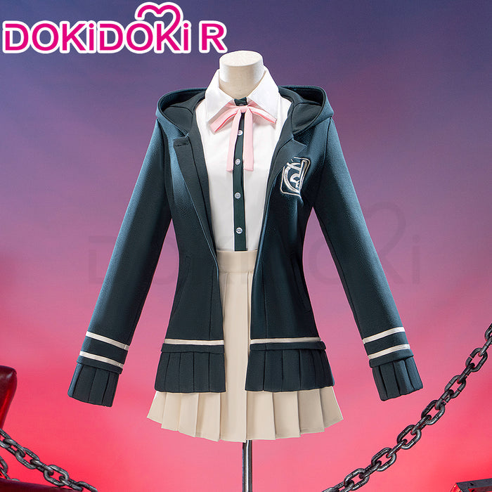 【Partially Ready For Ship】【Size XS-2XL】DokiDoki-R Game Cosplay Black Coat Costume School Uniform JK Halloween
