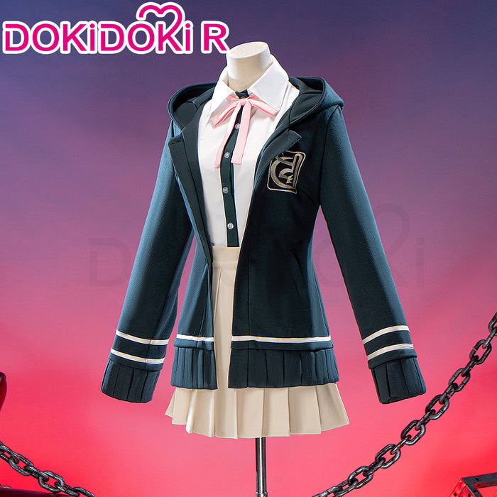 【Partially Ready For Ship】【Size XS-2XL】DokiDoki-R Game Cosplay Black Coat Costume School Uniform JK Halloween