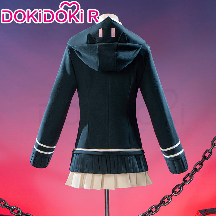 【Partially Ready For Ship】【Size XS-2XL】DokiDoki-R Game Cosplay Black Coat Costume School Uniform JK Halloween
