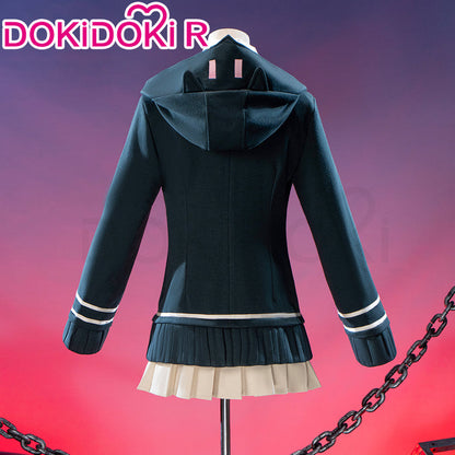 【Partially Ready For Ship】【Size XS-2XL】DokiDoki-R Game Cosplay Black Coat Costume School Uniform JK Halloween