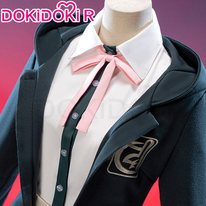 【Partially Ready For Ship】【Size XS-2XL】DokiDoki-R Game Cosplay Black Coat Costume School Uniform JK Halloween