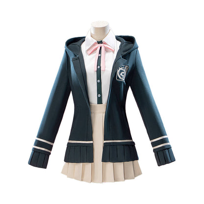 【Partially Ready For Ship】【Size XS-2XL】DokiDoki-R Game Cosplay Black Coat Costume School Uniform JK Halloween
